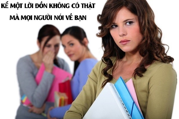 Teen đua nhau "trút nỗi lòng" với trào lưu "kể một lời đồn không có thật mọi người nói về bạn" ảnh 1