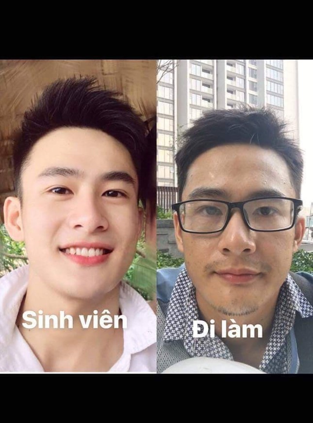 Dân mạng tiếc nuối thanh xuân, khoe ảnh thời sinh viên và khi đi làm “khác nhau 1 trời 1 vực” ảnh 10