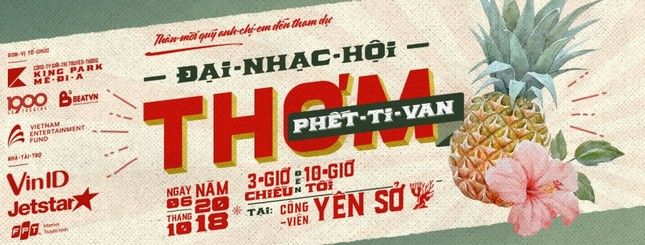 Tặng bạn đọc H2T vé "đi quẩy" đại nhạc hội "Thơm Music Festival 2018" tại Hà Nội ảnh 1