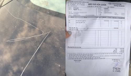 Người phụ nữ cào xước xe Camry để trả đũa: Có dấu hiệu phạm tội hình sự ảnh 1