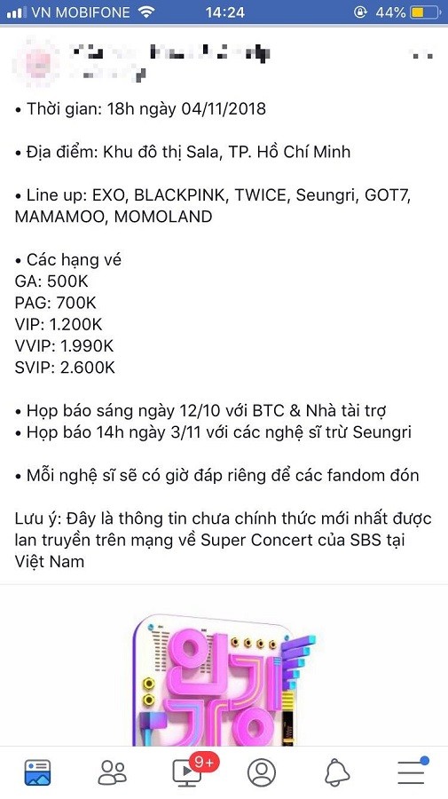 K-Pop fan Việt hoang mang trước tin đồn về giá vé của SBS Inkigayo tại Việt Nam ảnh 2