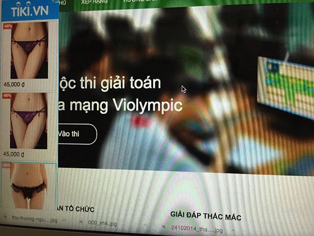 "Sốc": Học sinh tiểu học bị "tra tấn thị giác" khi trang web thi Violympic xuất hiện hình ảnh nóng mắt ảnh 2