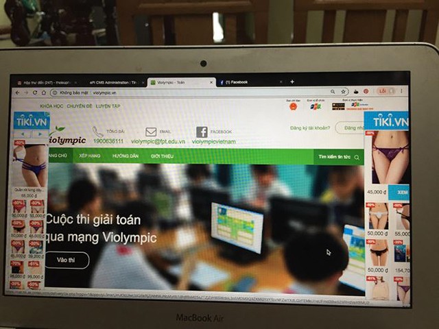 "Sốc": Học sinh tiểu học bị "tra tấn thị giác" khi trang web thi Violympic xuất hiện hình ảnh nóng mắt ảnh 3