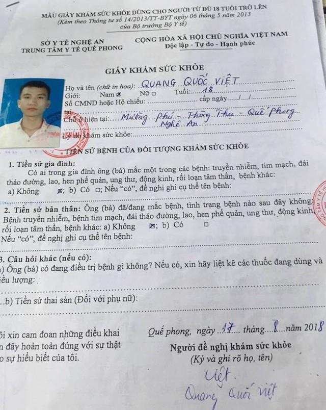 Mới nhập học, nam sinh viên Trường sĩ quan bị trả về địa phương vì ... bị bệnh lao phổi? ảnh 3