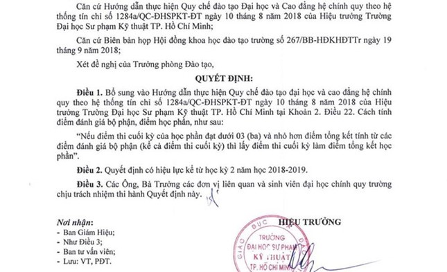 Trường Đại học siết chất lượng bằng quy định điểm liệt... dưới 3 ảnh 1