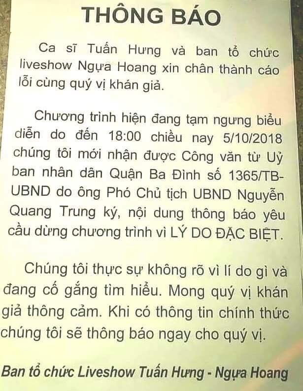 Bị hủy liveshow kỷ niệm 20 năm đi hát trước giờ G, Tuấn Hưng bật khóc chia sẻ đầy cay đắng ảnh 1