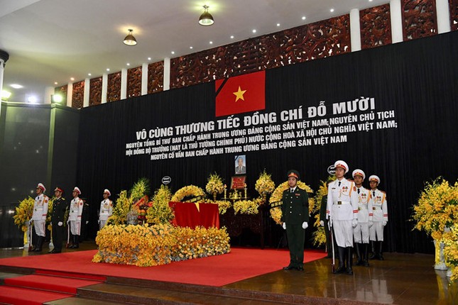 Lễ viếng nguyên Tổng bí thư Đỗ Mười ảnh 2