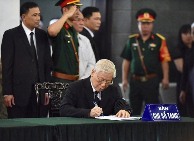 Lễ viếng nguyên Tổng bí thư Đỗ Mười ảnh 4