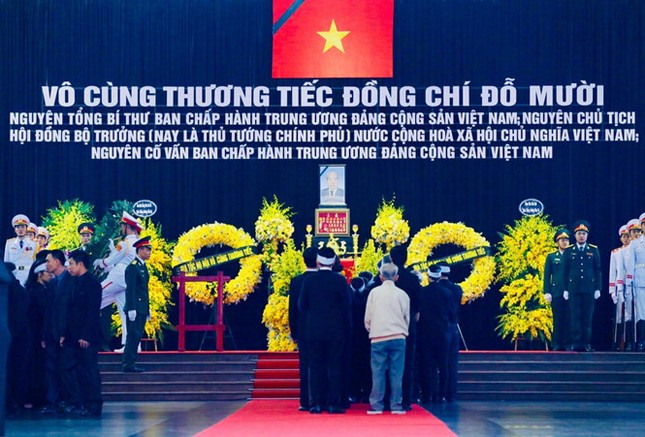 Lễ viếng nguyên Tổng bí thư Đỗ Mười ảnh 21