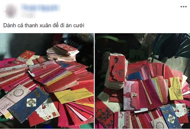 5 năm "dành cả thanh xuân đi mừng đám cưới", chàng trai khoe số thiệp mời "khổng lồ" ảnh 1