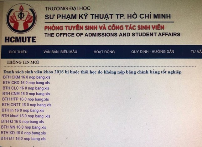Hơn 400 sinh viên bị buộc thôi học vì không nộp bằng tốt nghiệp THPT ảnh 1