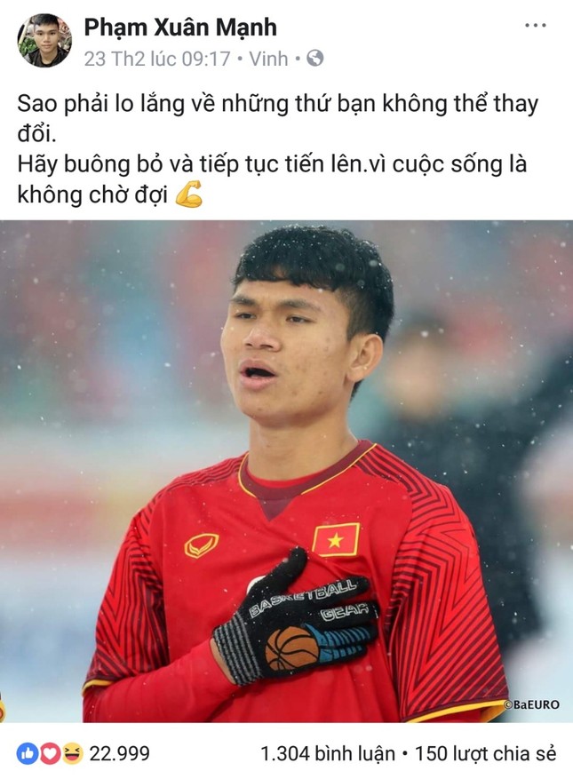 Có thể bạn chưa biết, Xuân Mạnh U23 Việt Nam đã dành cả thanh xuân để... viết triết lý! ảnh 5