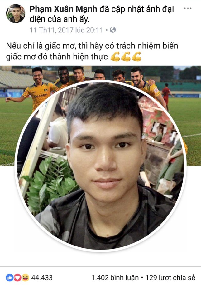 Có thể bạn chưa biết, Xuân Mạnh U23 Việt Nam đã dành cả thanh xuân để... viết triết lý! ảnh 4