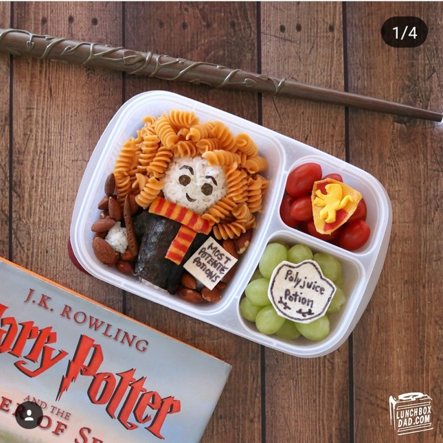 "GATO" hết nấc với bộ sưu tập phim hoạt hình phiên bản cơm bento từ "ông bố của năm" ảnh 5