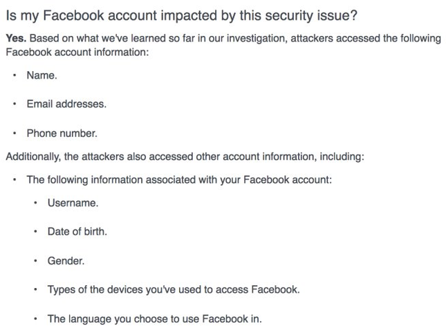 Facebook của bạn có nằm trong số 29 triệu tài khoản bị ăn cắp dữ liệu cá nhân? ảnh 2