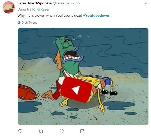 Những phản ứng hài hước của người dùng khi Youtube bị "sập" ảnh 5