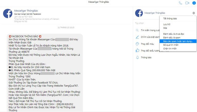 Những cách nhận biết bị lừa đảo trên Facebook ảnh 4
