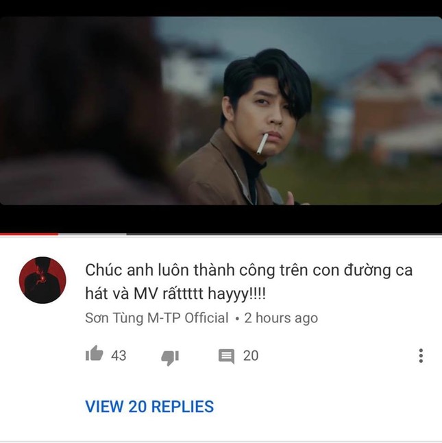 Sơn Tùng M-TP đăng bình luận chúc mừng MV mới Noo Phước Thịnh: Hóa ra chỉ là tài khoản giả mạo! ảnh 1