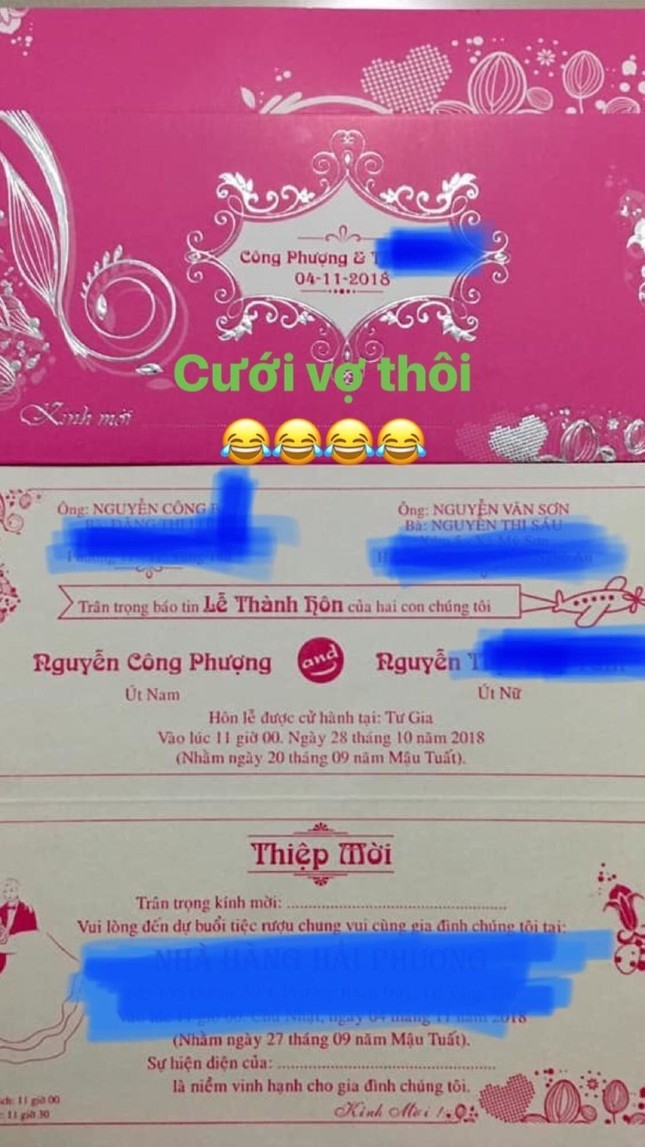 Công Phượng bất ngờ "hé lộ” thiệp mời và tuyên bố "cưới vợ” khiến fan giật mình ảnh 1