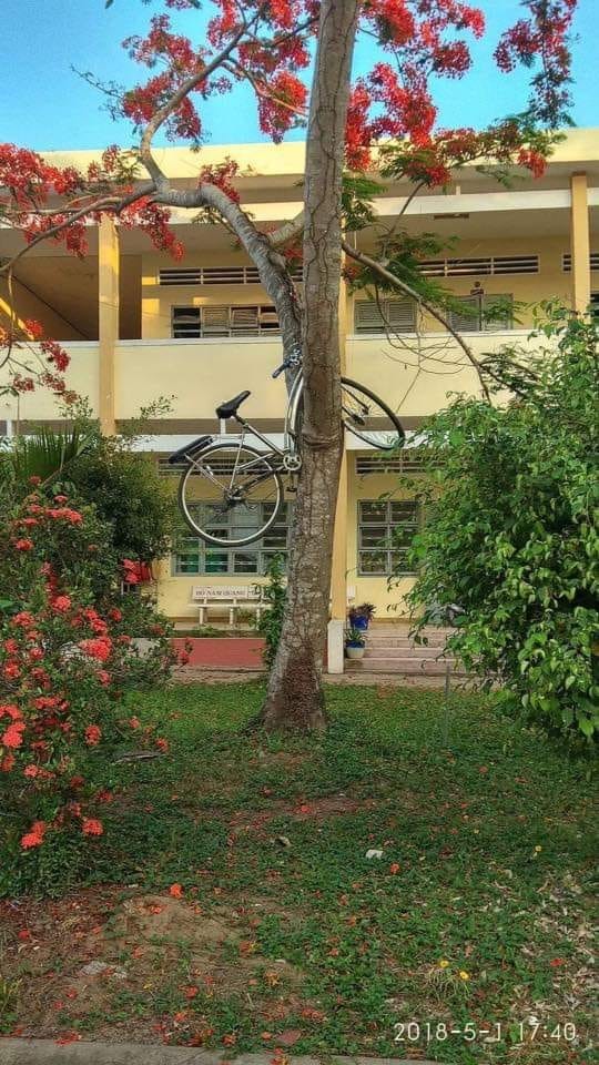 Không ai nghịch bằng học sinh: Giấu xe của bạn lên cả... mái nhà! ảnh 6