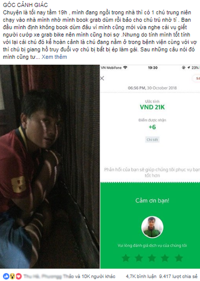 Người lạ nhờ đặt Grab giúp, nữ sinh tá hỏa vì suýt gây hại có thể khiến tài xế mất mạng ảnh 1