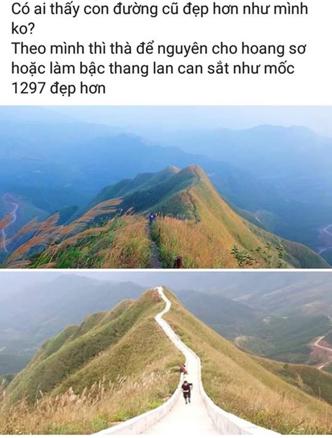 Hội mê xê dịch tranh cãi nảy lửa khi "xương sống khủng long" ở Bình Liêu được bê tông hóa ảnh 3