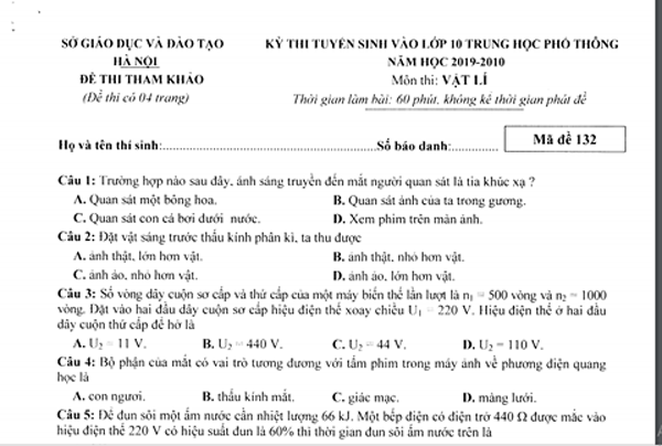 Đề thi minh họa vào lớp 10 của Hà Nội: Không gây sốc, đánh đố học sinh ảnh 2