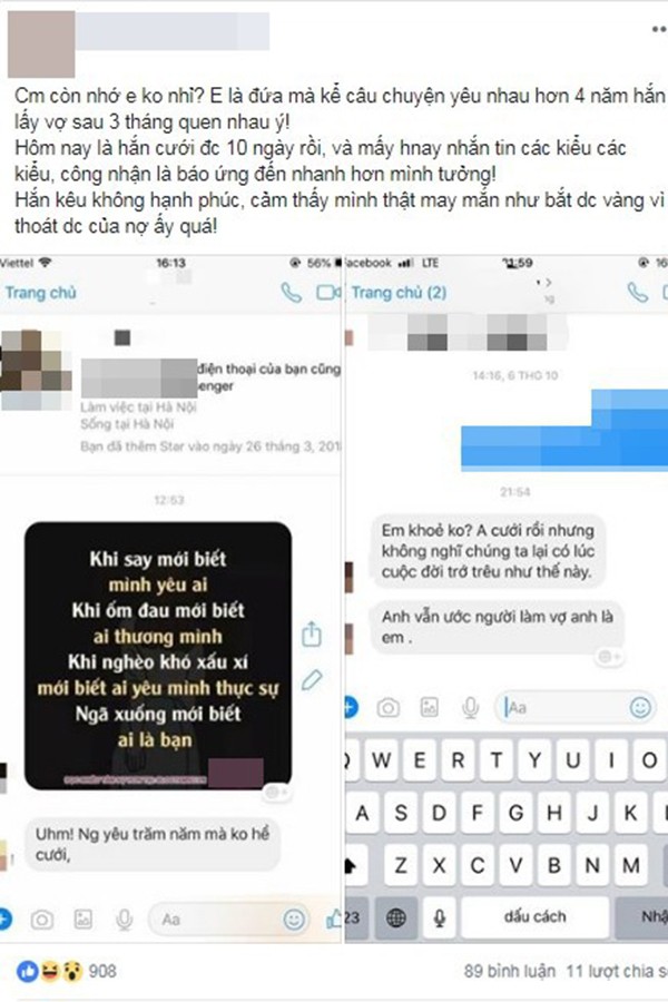 Dân mạng hả hê trước cái kết của thanh niên bỏ người yêu 4 năm để kết hôn với người mới ảnh 2