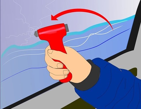 Kỹ năng thoát hiểm khi ô tô bị rơi xuống nước ảnh 3