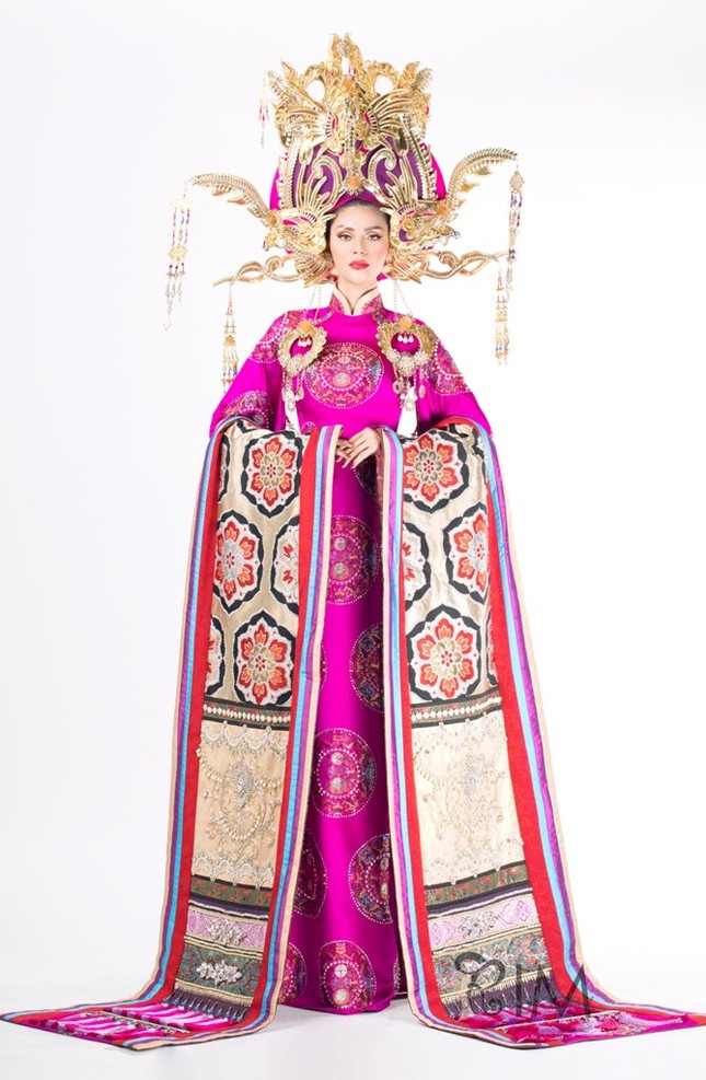 Hé lộ Quốc phục dài gần 4m của Kim Nguyên tại "Hoa hậu Châu Á 2018" ảnh 1