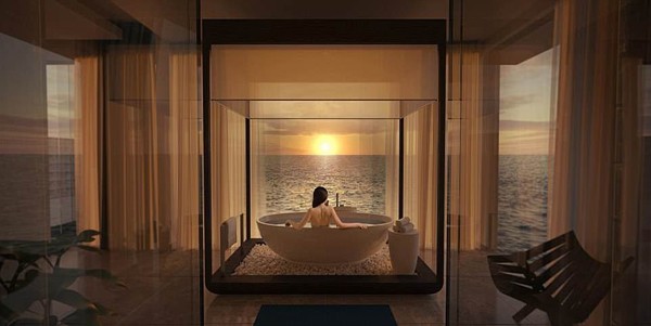 Biệt thự dưới đáy biển đầu tiên trên thế giới: Sang chảnh bậc nhất, giá phòng khiến người ta "hết hồn" ảnh 5