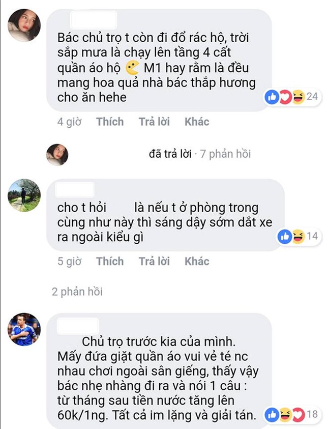 Chủ nhà trọ Đà Nẵng đáng yêu sáng sớm xách cho mỗi phòng một xô nước ảnh 2