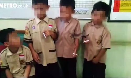 Indonesia: Hiệu trưởng hứng "gạch đá" vì bắt học sinh hút thuốc để trừng phạt ảnh 1