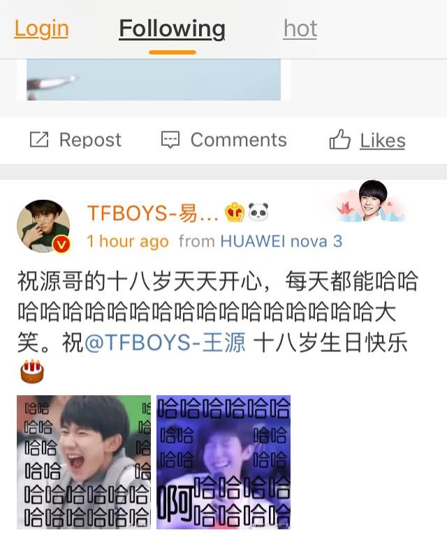 Ai sướng như Vương Nguyên (TFBOYS), sinh nhật 18 tuổi được cả dàn sao đình đám chúc mừng ảnh 2