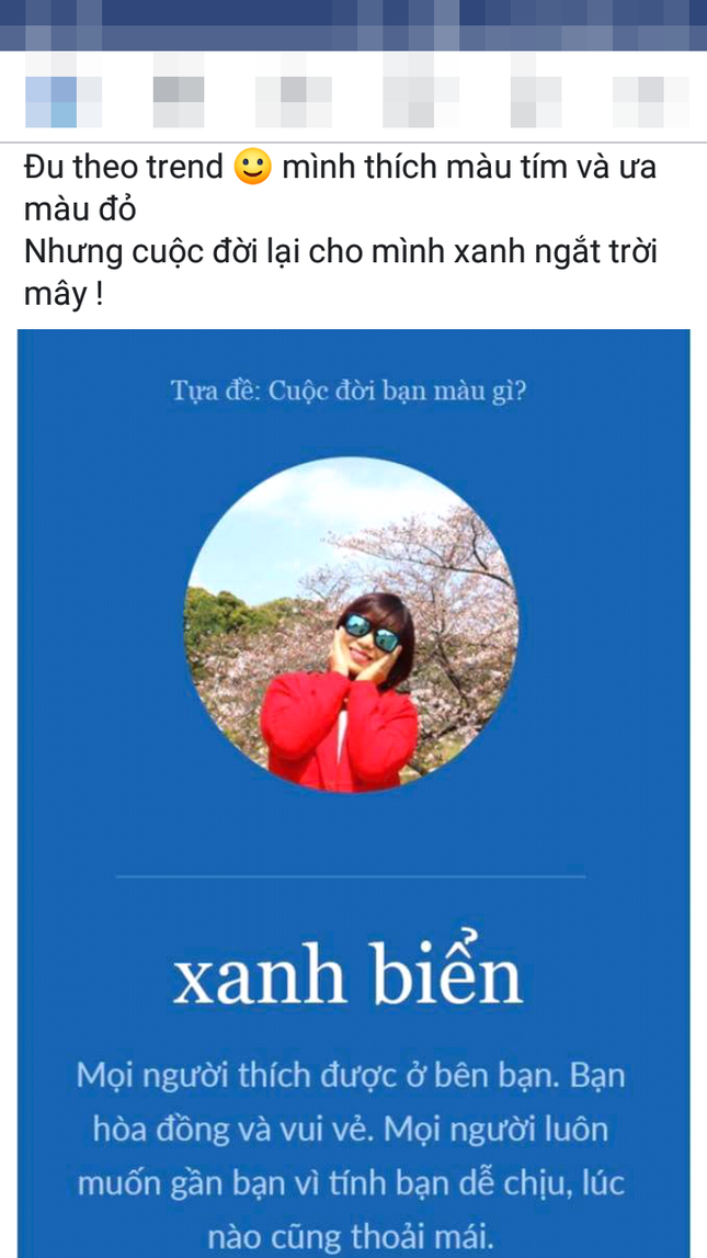 Vừa "lên sàn", trào lưu trả lời “cuộc sống bạn màu gì?” lập tức gây sốt cộng đồng mạng ảnh 1