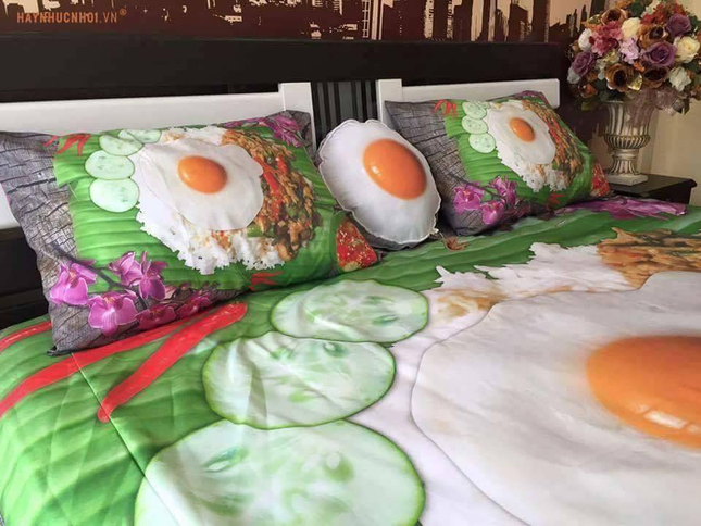 Đừng xem khi bụng đói: Bộ chăn ga về ẩm thực sinh động khiến bạn không thể "kìm lòng" ảnh 3