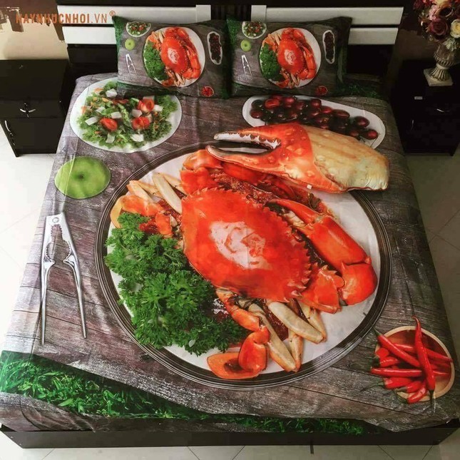 Đừng xem khi bụng đói: Bộ chăn ga về ẩm thực sinh động khiến bạn không thể "kìm lòng" ảnh 4