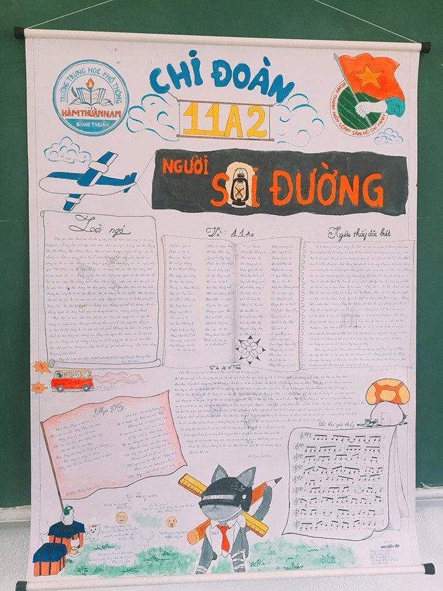 Teen Quảng Trị đưa truyện Harry Potter vào tạo hình cho báo tường mừng 20/11 ảnh 2