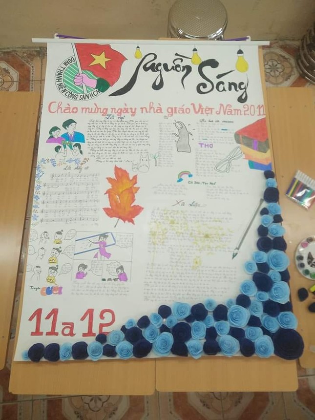 Teen Quảng Trị đưa truyện Harry Potter vào tạo hình cho báo tường mừng 20/11 ảnh 4