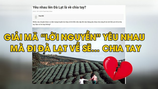 Giải mã "lời nguyền" yêu nhau "đi Đà Lạt về sẽ... chia tay" ảnh 1