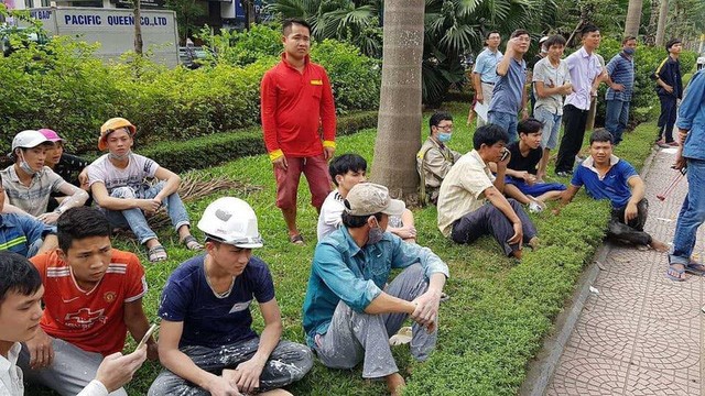 Hà Nội: Cháy công trình cao ốc đang xây, công nhân hoảng hốt bỏ chạy ảnh 3