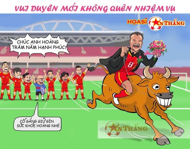 Họa sĩ Việt vẽ tranh cổ vũ tuyển Việt Nam trước trận gặp Malaysia ảnh 8