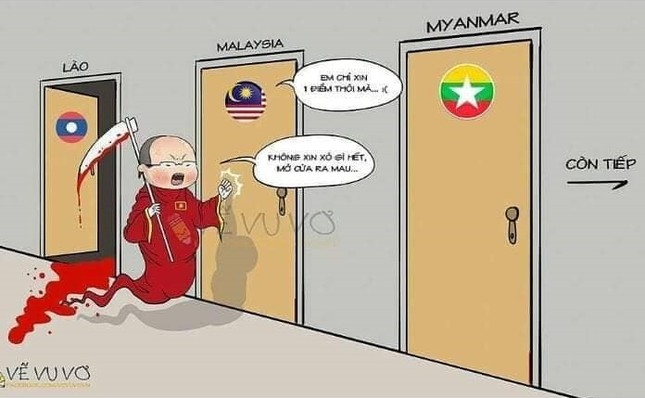 "Cơn bão" ảnh chế "phá đảo thế giới ảo" sau chiến thắng "hạ đẹp" Malaysia của đội tuyển Việt Nam ảnh 1