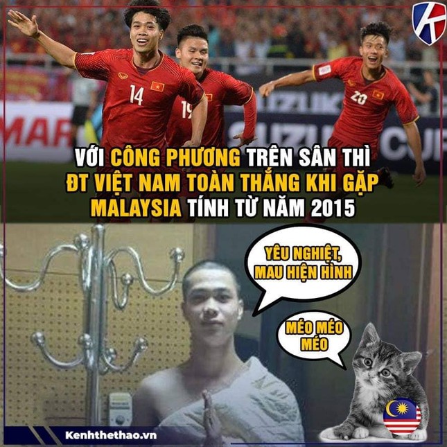 "Cơn bão" ảnh chế "phá đảo thế giới ảo" sau chiến thắng "hạ đẹp" Malaysia của đội tuyển Việt Nam ảnh 5
