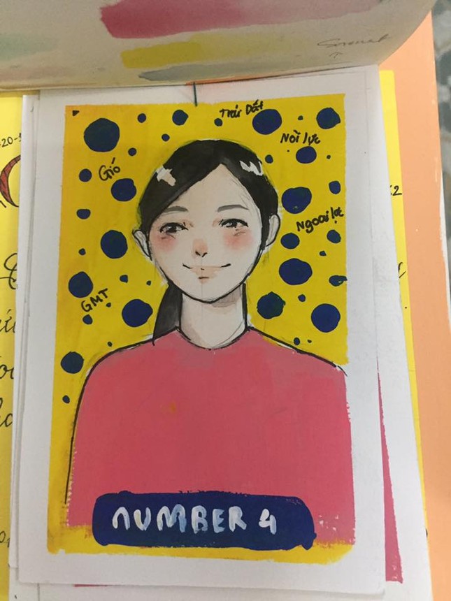 Mê mẩn trước bộ tranh "Nhìn hình đoán thầy cô" siêu đáng yêu của teen THPT Hòa Vang (Đà Nẵng) ảnh 4