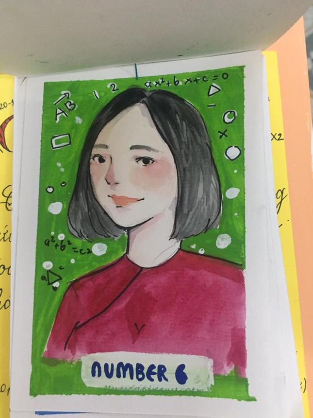 Mê mẩn trước bộ tranh "Nhìn hình đoán thầy cô" siêu đáng yêu của teen THPT Hòa Vang (Đà Nẵng) ảnh 6
