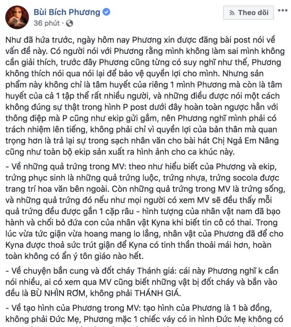 Ê-kíp MV "Chị ngả em nâng" đăng đàn giải thích về chi tiết nhạy cảm liên quan đến tôn giáo ảnh 3