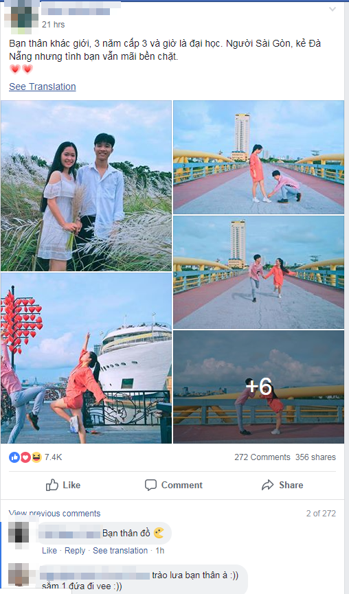 Chụp ảnh bên nhau quá đẹp, cặp đôi bạn thân khác giới bất ngờ nhận... "gạch đá" ảnh 1