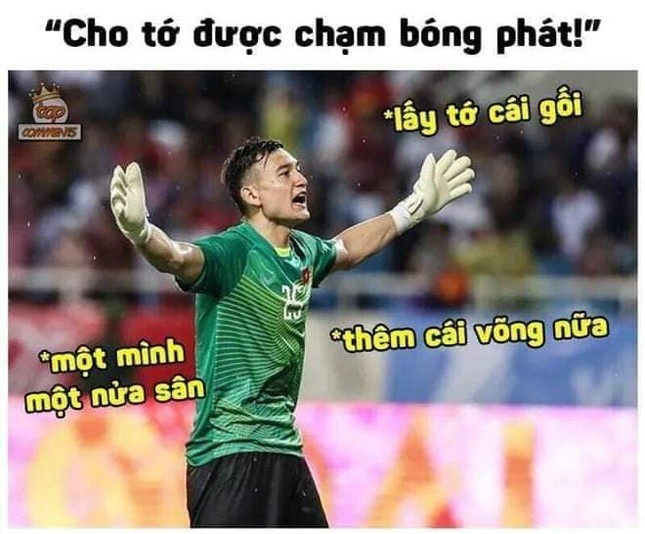 Thắng đậm Campuchia 3-0, thủ thành Lâm "tây" được fan trao danh hiệu "rảnh phi" của trận đấu! ảnh 6