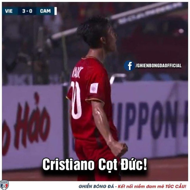 Thắng đậm Campuchia 3-0, thủ thành Lâm "tây" được fan trao danh hiệu "rảnh phi" của trận đấu! ảnh 8